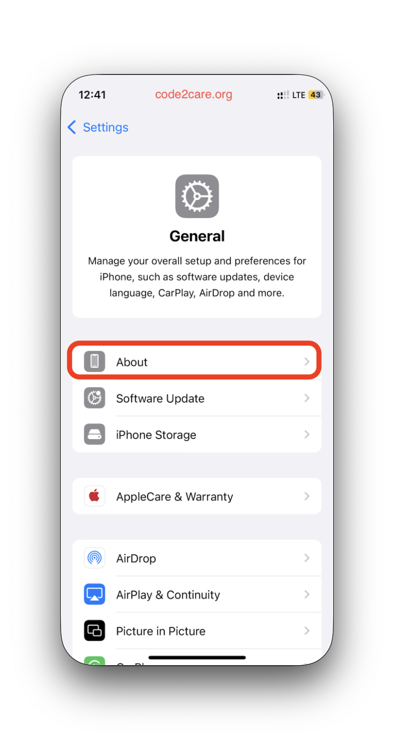 How to Know the Storage Capacity of your iPhone on iOS 18